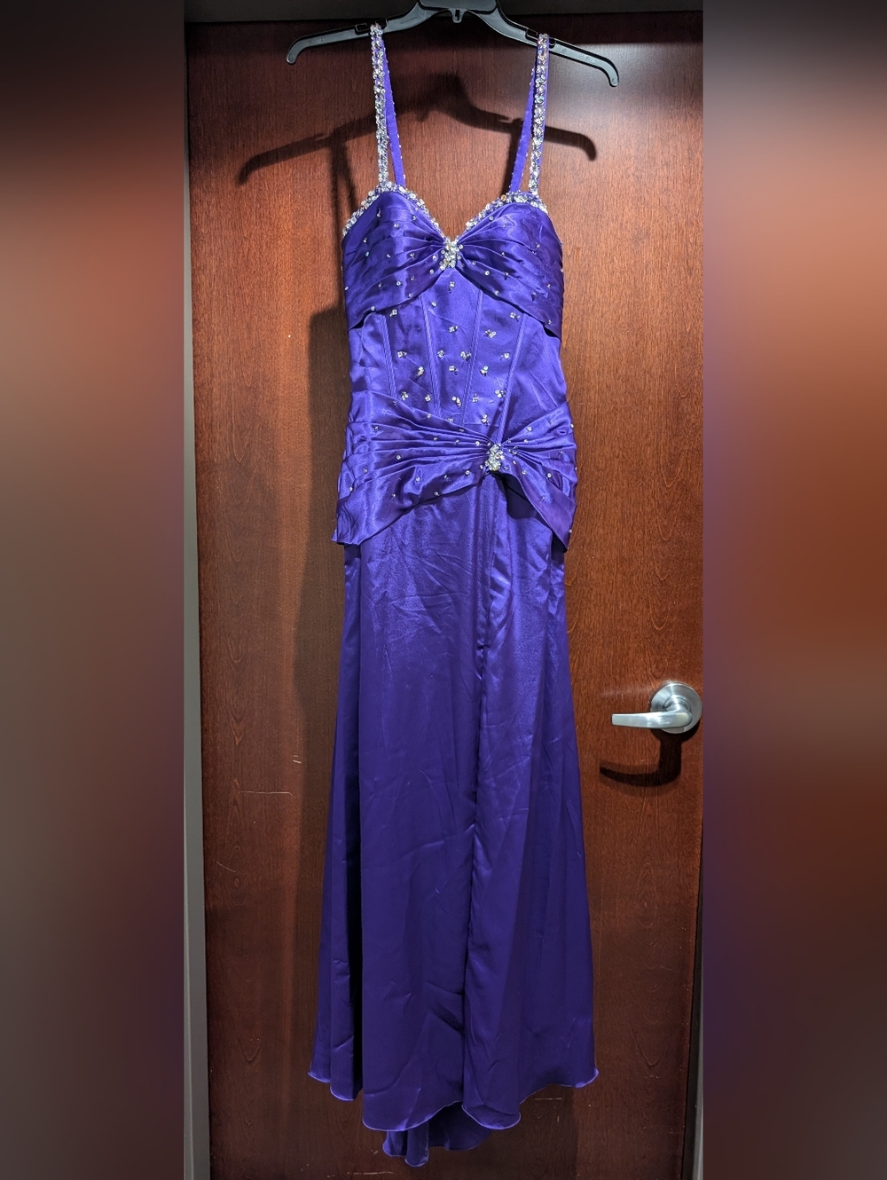 Mori Lee Paparazzi 8815 Size 12 Purple Prom Dress
